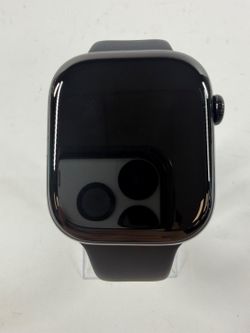 Unlocked Apple Watch Series 11 46MM Jet Black Aluminum Black Sport Band