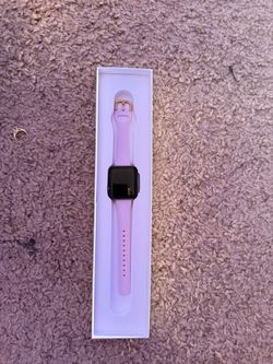 APPLE WATCH SERIES 3 (42mm)  Smart Watch with Pink Silicone Band