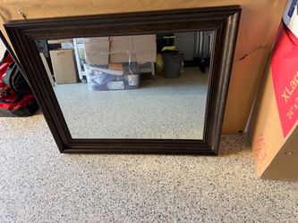 Beautiful wood framed mirror