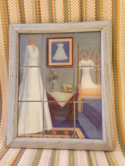 Framed Tiled Picture $16