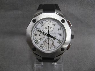 Baume & Mercier Riviera 65541 Automatic Chronograph SS Wrist Watch