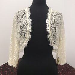 Lace Bolero Jacket 3/4 Sleeves