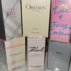 New & Authentic 100% Perfumes 