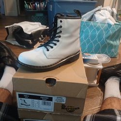 White Dr Martens 