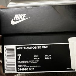 Nike air foamposite