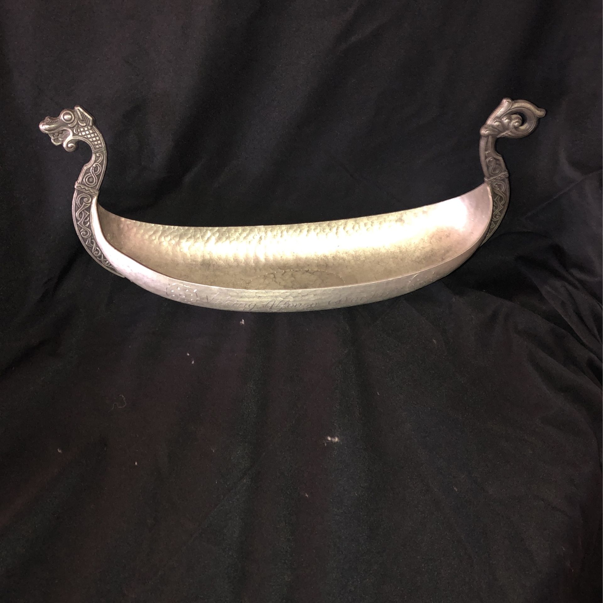 Pure Pewter Viking Boat