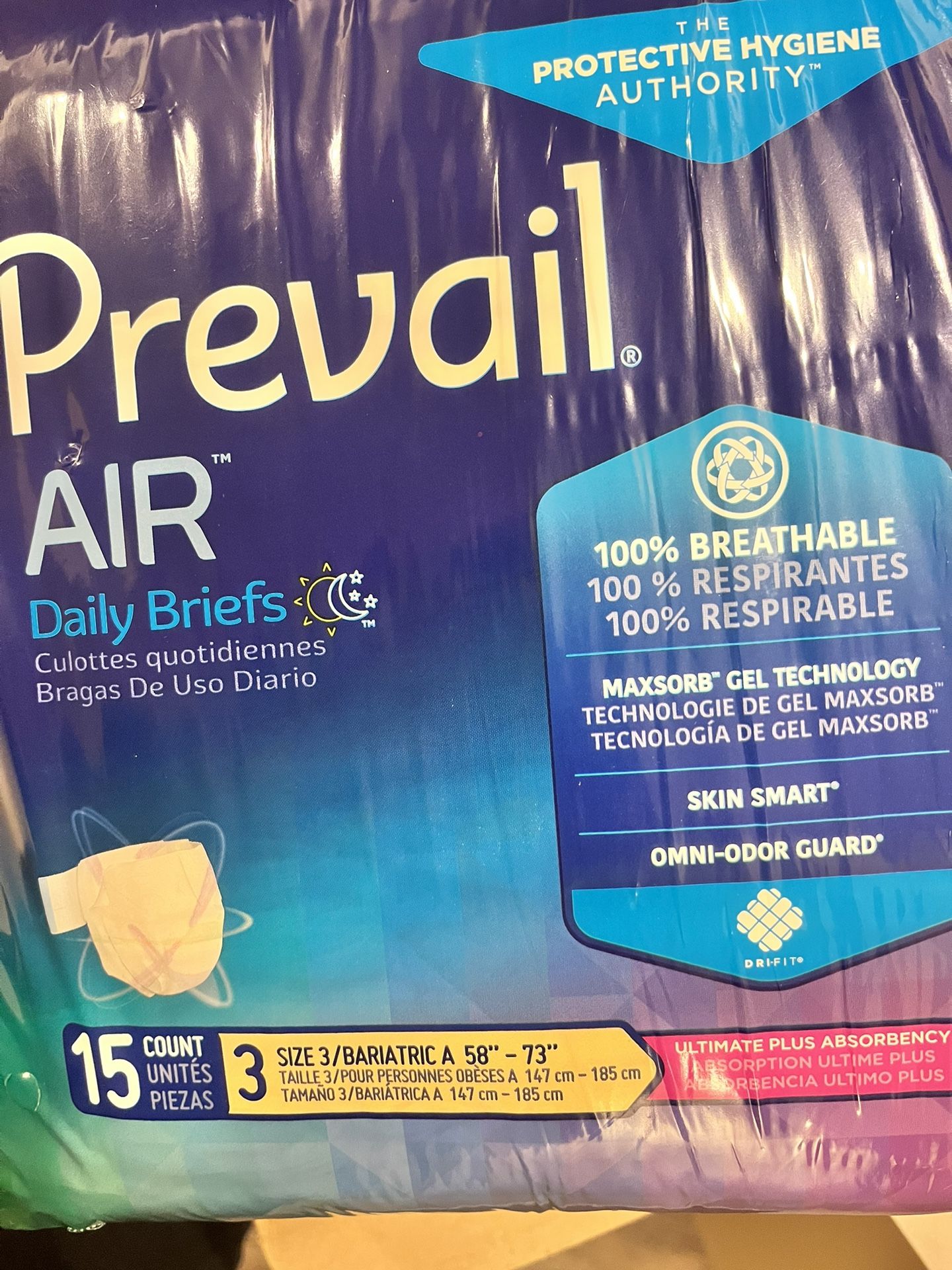 Prevail Air Daily Briefs - Size 3