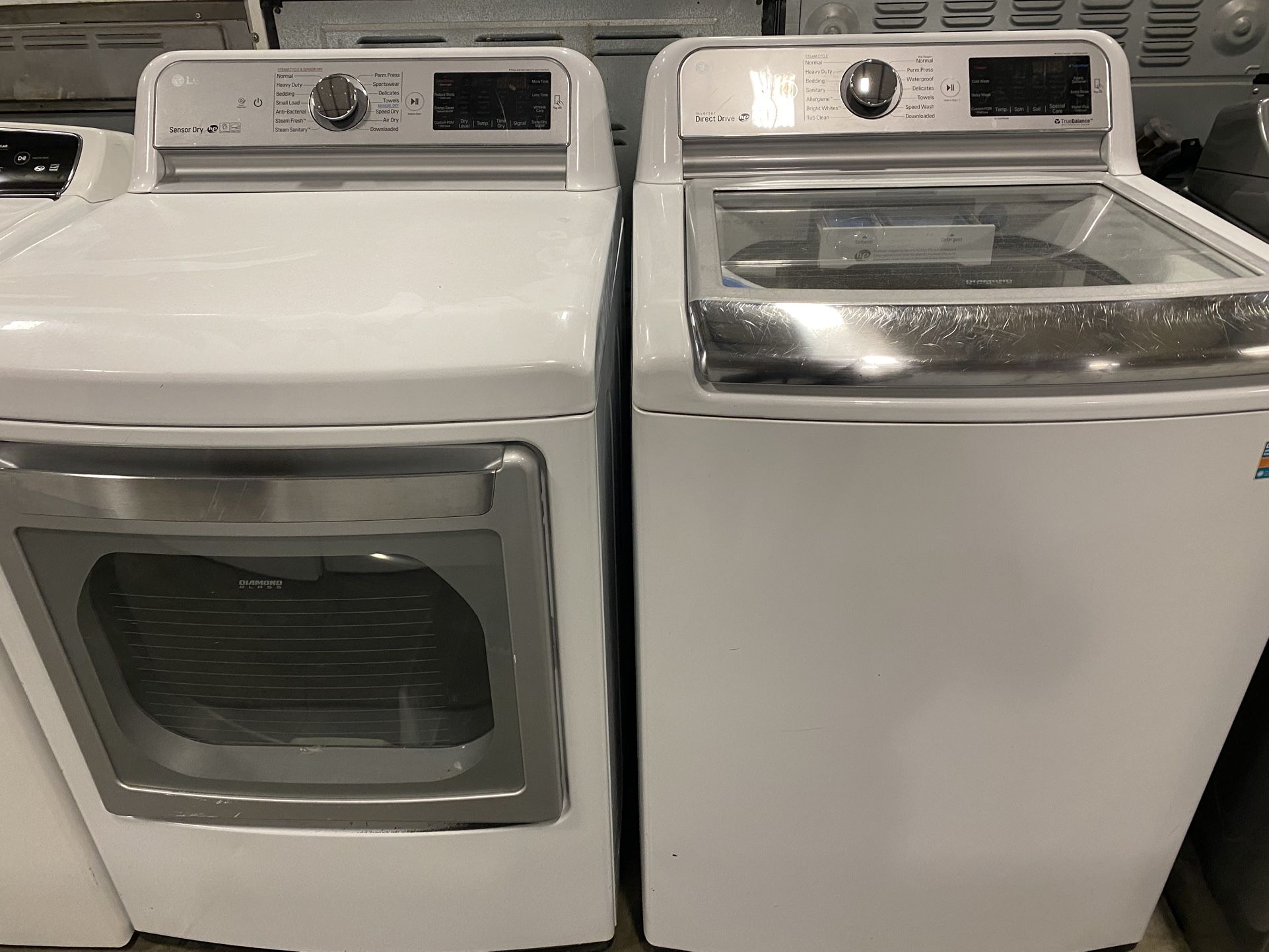 LG XL CAPACITY WASHER & DRYER ELECTRIC SET SETS* with WARRANTY