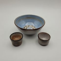 Campden Studio Art Pottery Chipping Vintage Redware Hand Made In England