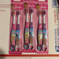 Barbie Toothbrushes $2 Each