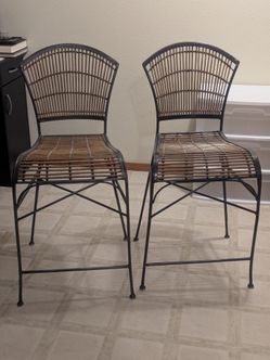 2 counter chairs