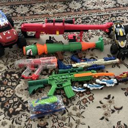 Nerf Guns And RC Cars