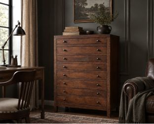(Brand New) Darkwood Apothecary Drawer, Rustic Apothecary Drawer, Dark Academia Dresser Drawer