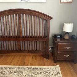 Bed Frame With Nightstand
