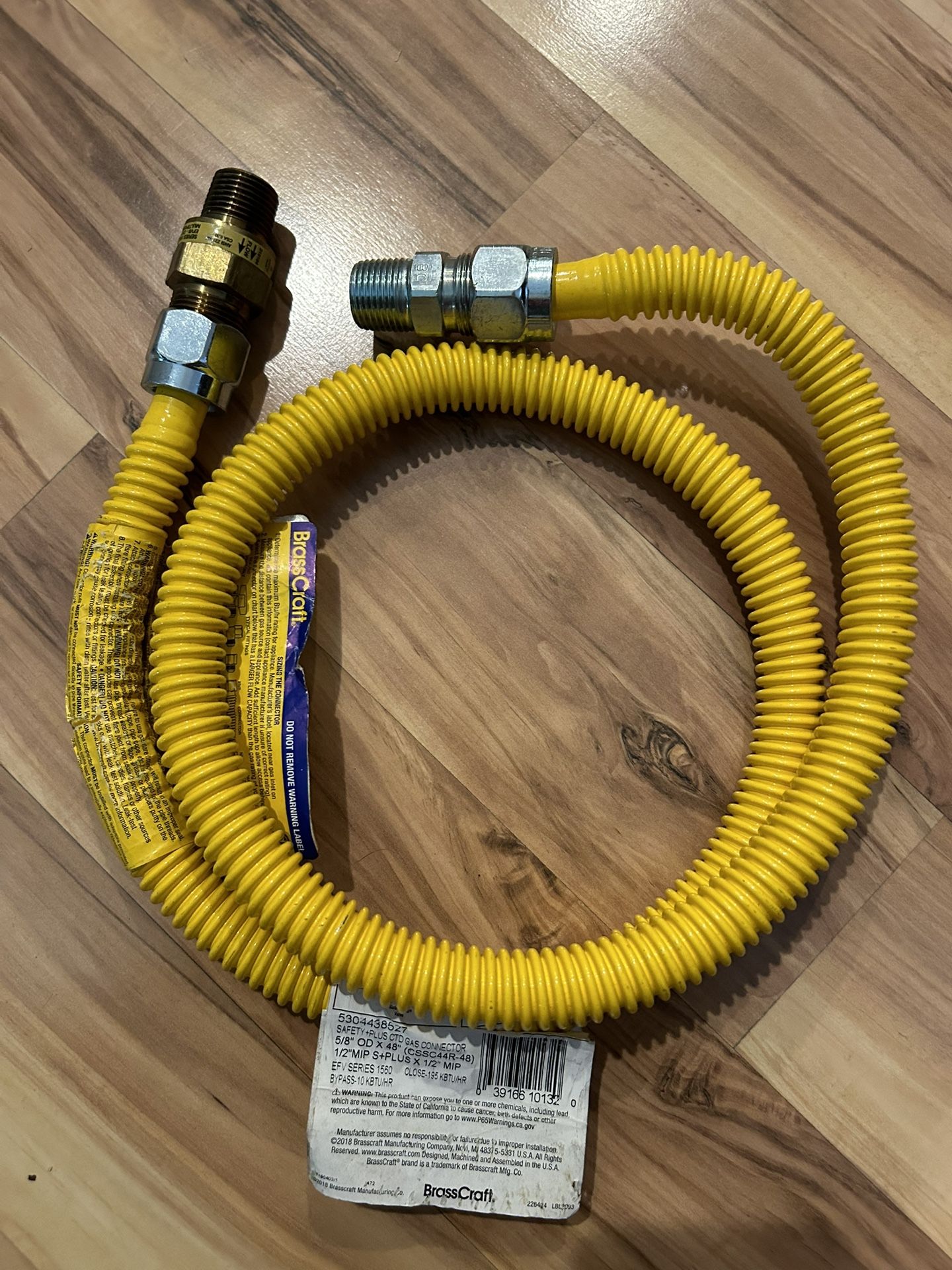 Brass Craft Gas Appliance Line New Multiple Available