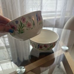 Floral Bowl Set