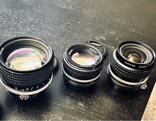 Nikon 24mm, 50mm, 85mm AI-S