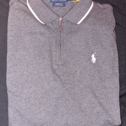 Polo Ralph Lauren Grey Collar Shirt- Size m
