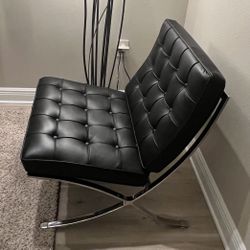 Barcelona Leather Chairs (two)