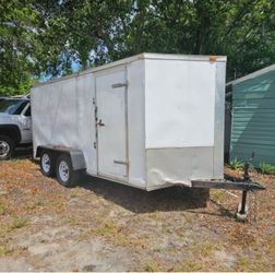 Dual Axle 16 ft Enclosed Cargo Trailer