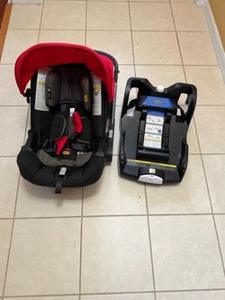 Doona Infant Ca Doona Infant Car Seat & Stroller 2-in-1 – Red – Base Included – Excellent Condition