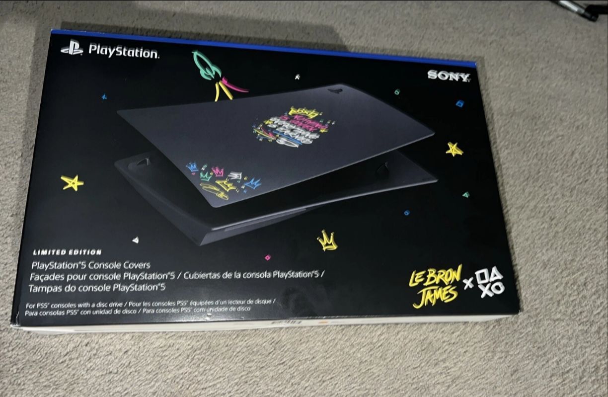 Sony Faceplate Cover Lebron James Limited Edition PlayStation 5 PS5 Disc New