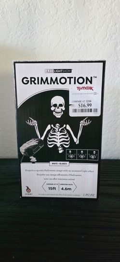 ($10)Halloween Moving Skeleton Light Show Projector