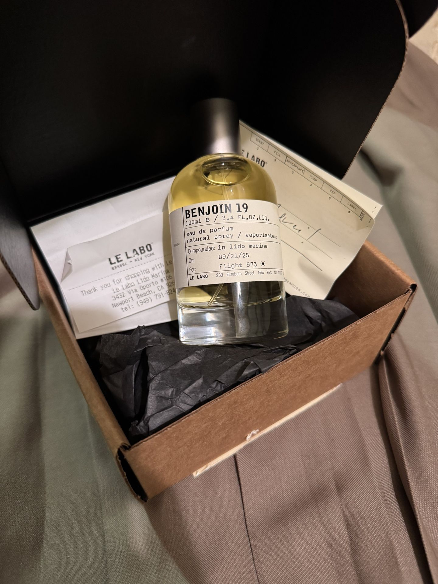 Le Labo Benjoin 19 Moscow City Exclusive Eau de Parfum 100 mL