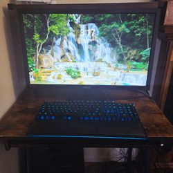 Pantalla 27"y tecla para computadora