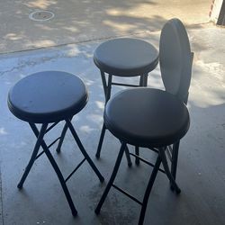 Folding stools. In great condition.