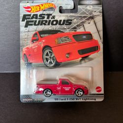 Hot Wheels Premium 2022 Edition Fast And Furious '99 Ford F-150 SVT Lightning 