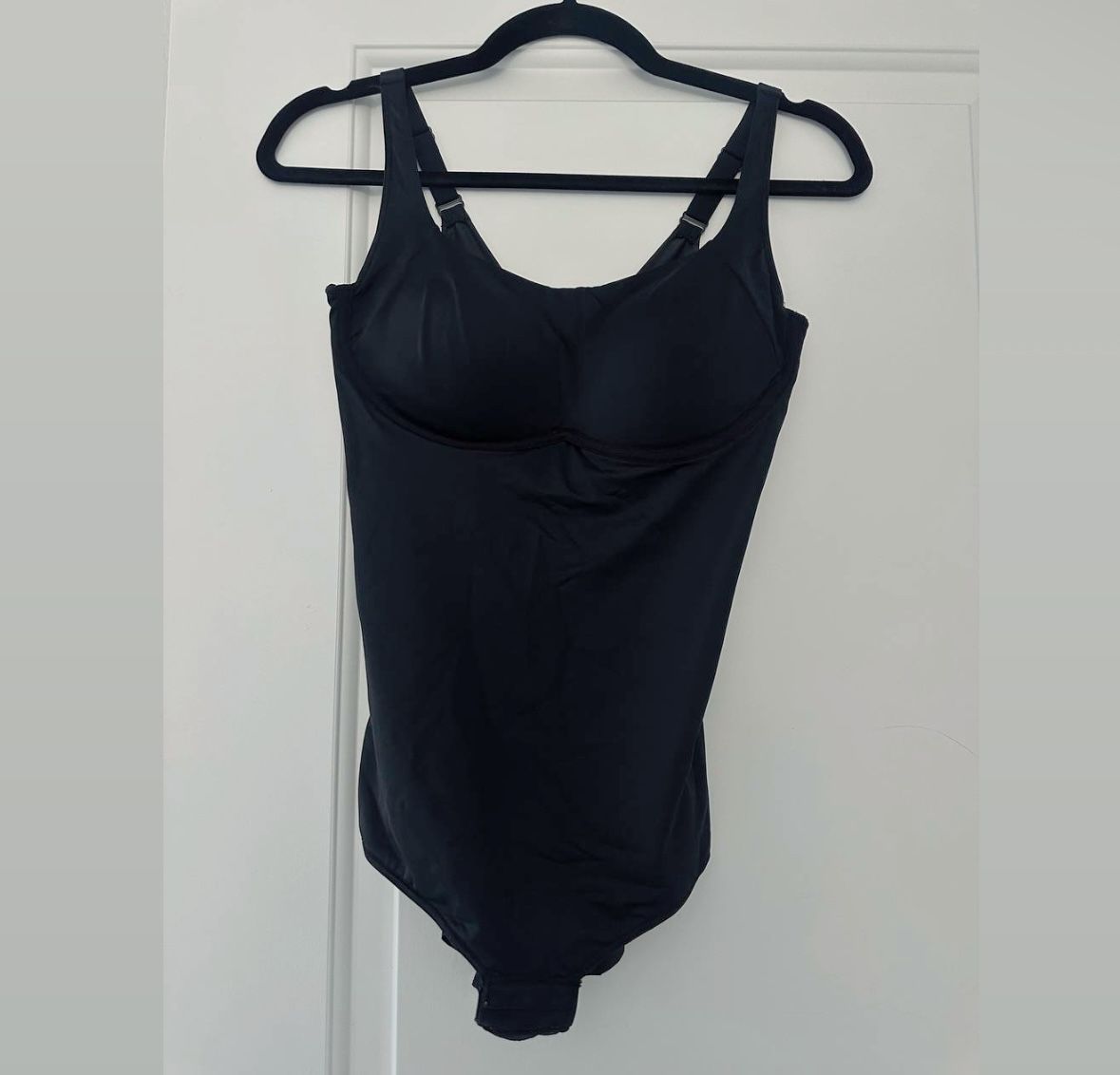 Leonisa Black Shapewear Bodysuit Size S