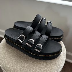 Dr. Martens Blaire Leather Slides