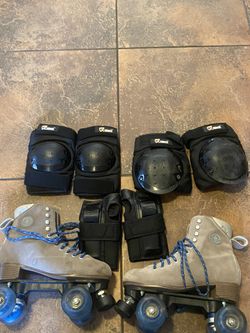 Rollerskates + Knee pads