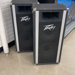 Pair Of Peavy Speakers