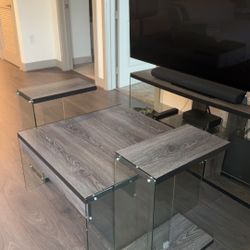 Tv Stand , Coffee Table And Side Stools 