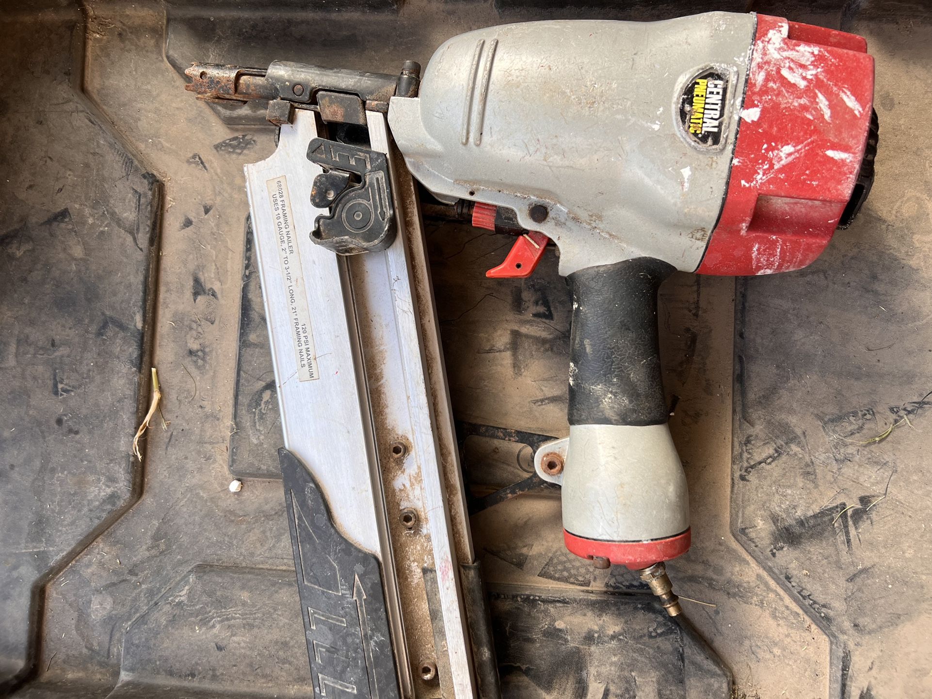 Central pneumatic Nail gun