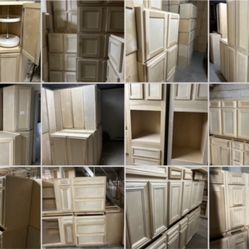 KITCHEN AND BATH NEW CABINETS ALL WOOD