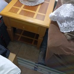 Living Room Couch And Table Lamp Set