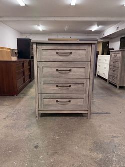 2 Available - Price is for EACH One - Modern 4 Drawer Dresser Chest