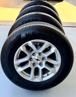 Newly Tires 🔥  Chevy Silverado Tahoe Suburban 18" Wheels and Goodyear Tires  💯