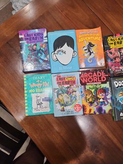 Kids Book Bundle Dog Man, Wimpy Kid & More $10
