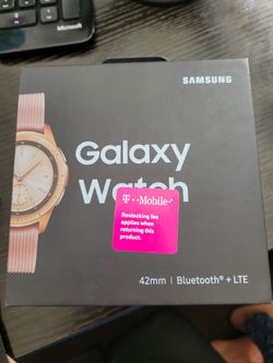 Galaxy Watch Rose Gold Frm Tmobile And A Black One