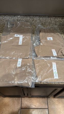 School Uniform khaki shorts 4 pairs