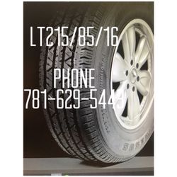 New Tire For Sale LT215/85/16 $440 All Four free Installation and Balancing