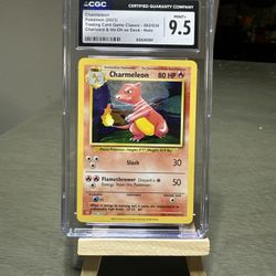 Charmeleon 002/034 Pokémon TCG Card game Classic Holo CGC 9.5