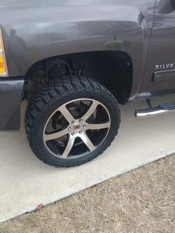 Brand New 22” Rims And Tires Set