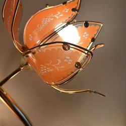 Hollywood Regency Lotus Floor Lamp