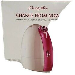 Pretty See _Change from Now_Warm & Cold Aromatherapy Facial Steamer New In Box

