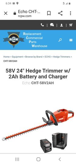 Echo hedges trimmer 58 volt